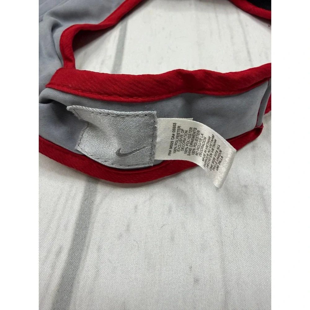 Nike Visor Unisex Red Adjustable Swoosh‎ Logo OSFA